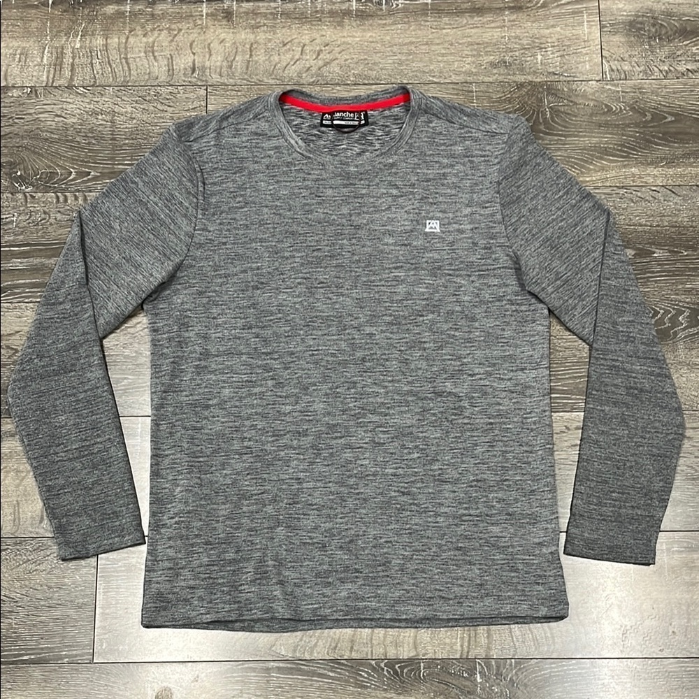 Avalanche Men's Heather Gray Long Sleeve Shirt Size Medium